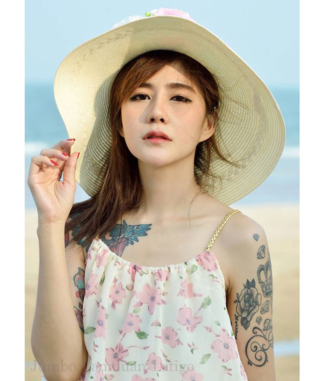 3 kiều nữ xăm Thái Lan: Mặt xinh như búp bê, da dính mực vẫn đẹp nuột nà