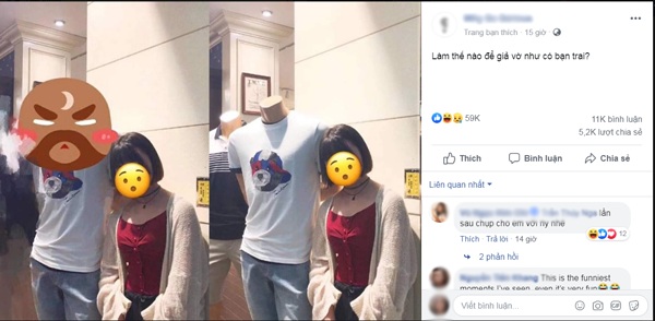 Đỉnh cao sống ảo như gái ế: tuyệt chiêu có bạn trai chuẩn 6 múi như người mẫu chỉ trong một nốt nhạc!