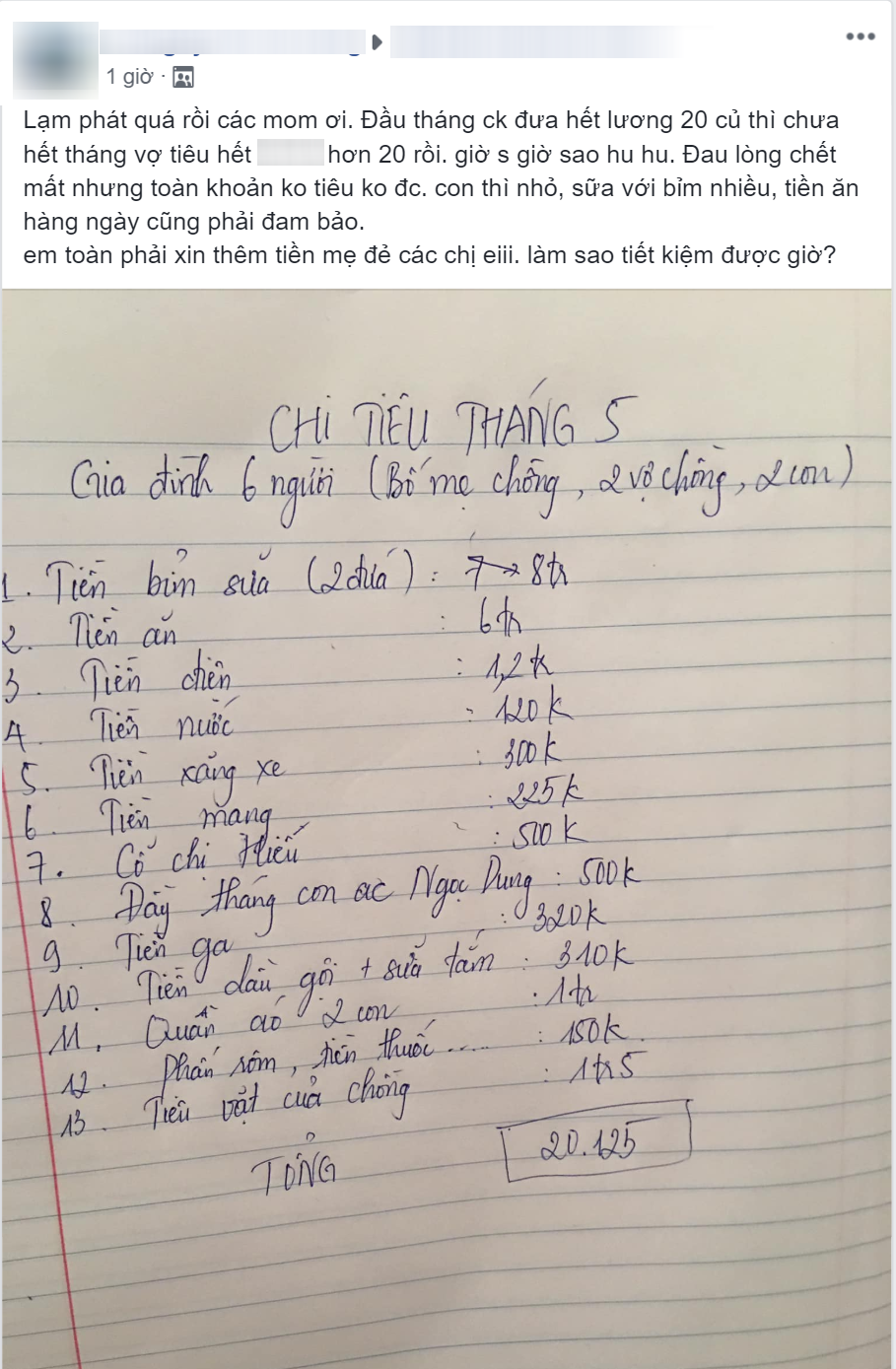 Kêu lạm phát khi chi tới hơn 20 triệu/tháng, mẹ trẻ bị chị em chỉ trích vì khoản chi không muốn con thua bạn kém bè này