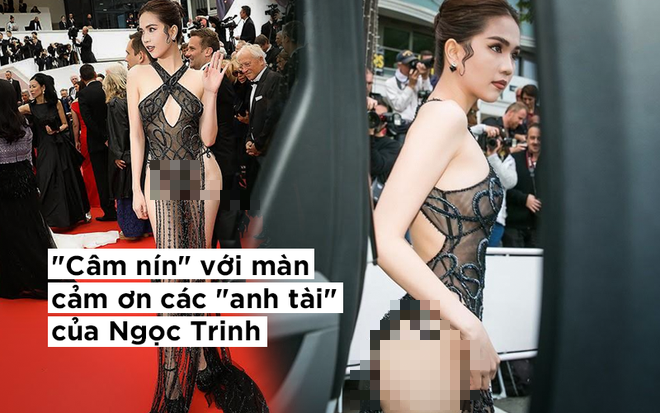 Sự trơ trẽn của Ngọc Trinh khi gọi ồn ào thảm đỏ Cannes là màn trình diễn để đời