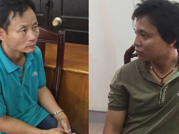 Hai người đàn ông bị bắt khi đang giao dịch nửa tấn pháo