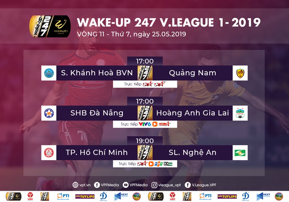 Trực tiếp SHB Đà Nẵng vs HAGL 17h00, 25/5 (Vòng 11 V.League 2019): Văn Toàn chạm trán Đức Chinh