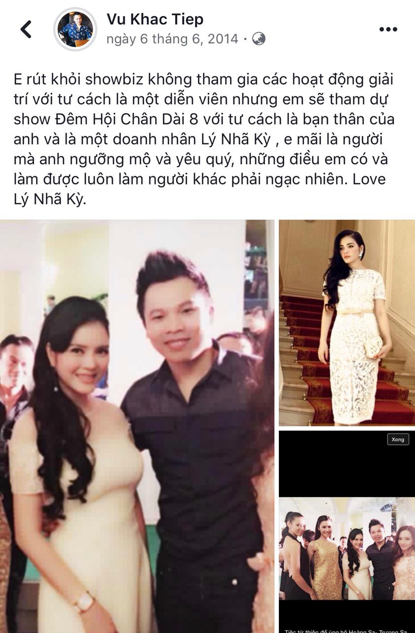 Lật nhanh hơn bánh tráng chính là Vũ Khắc Tiệp: Hôm nào còn khẳng định mãi ngưỡng mộ Lý Nhã Kỳ nay đã đăng đàn đá xéo