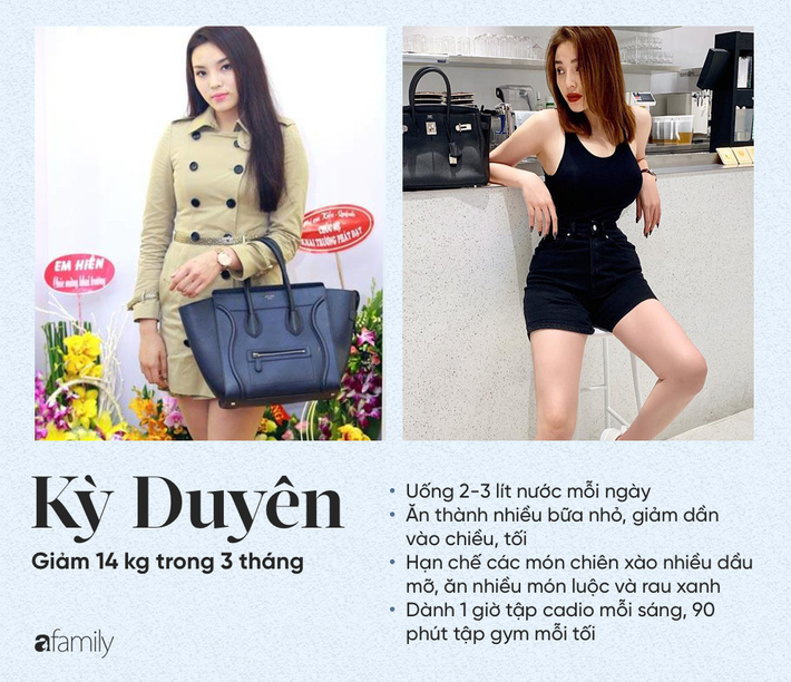 3 người đẹp Việt tiết lộ chế độ ăn giảm cân thành công, trong đó có một người giảm những 14kg chỉ vẻn vẹn 3 tháng