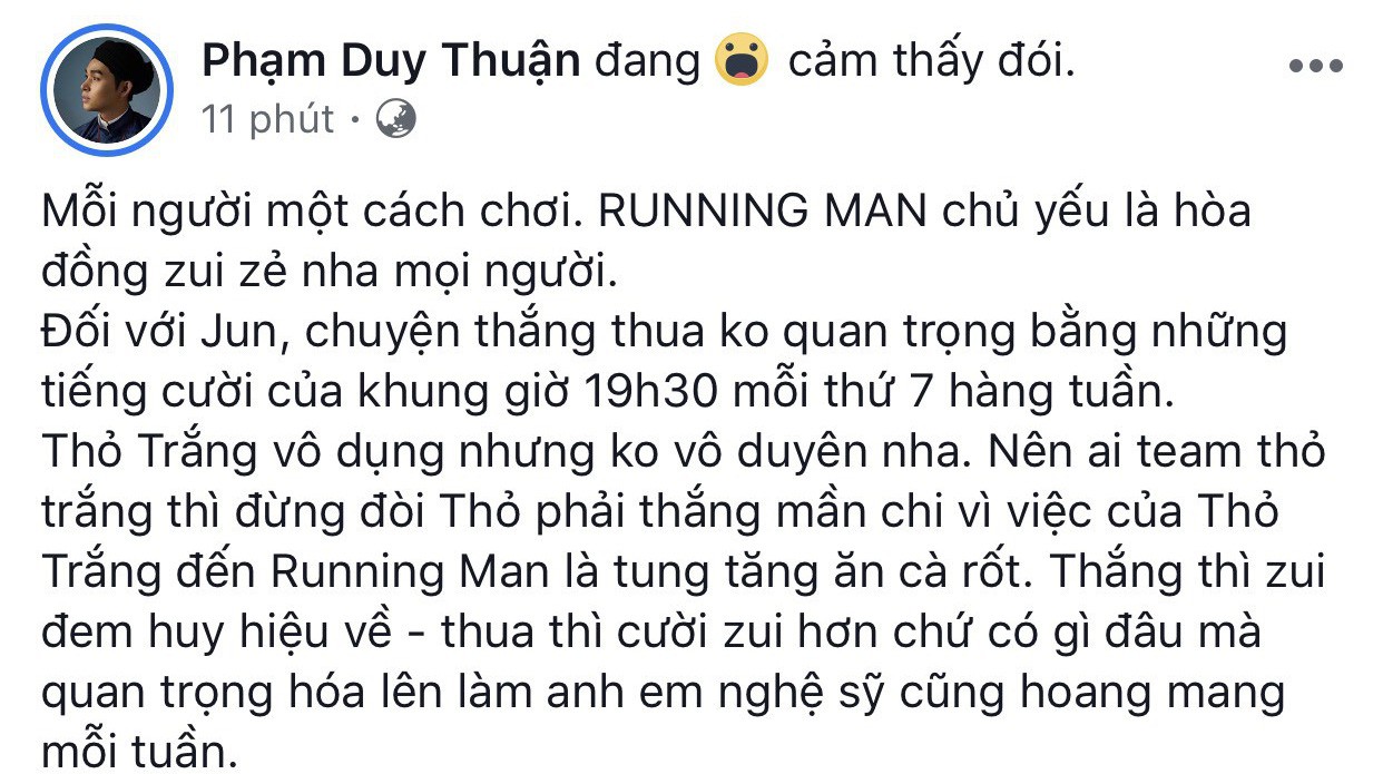 Running Man: Jun Phạm nói gì khi bị nghi cố tình nhường để Trương Thế Vinh chiến thắng?