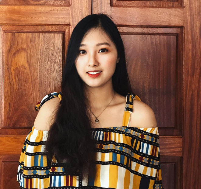 Hoa khôi Học viện Ngân hàng ngại đi giày cao gót vì cao 1,73 m