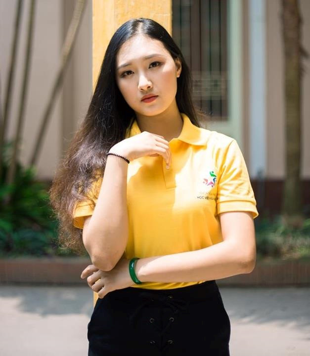 Hoa khôi Học viện Ngân hàng ngại đi giày cao gót vì cao 1,73 m