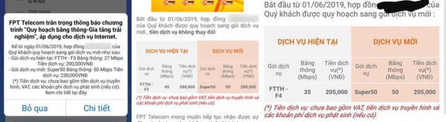 Mạng FPT tự ý tăng giá mạng, đặt mức cước không công bằng giữa các thuê bao khiến khách hàng bức xúc