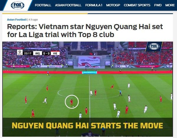 CĐV Tây Ban Nha tò mò về Quang Hải