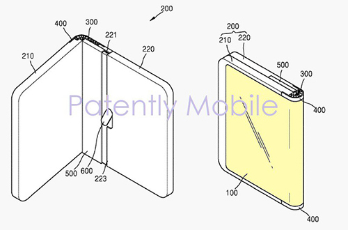 Samsung phát triển smartphone màn hình gập ra ngoài