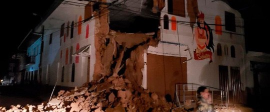 Động đất 8 độ ở Peru