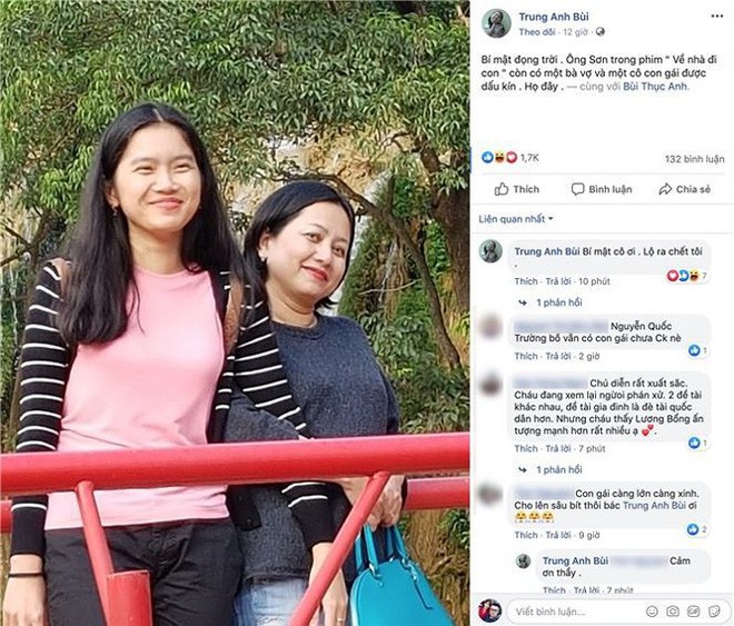 Những điều ít người biết về vợ con của NSƯT Trung Anh ngoài đời