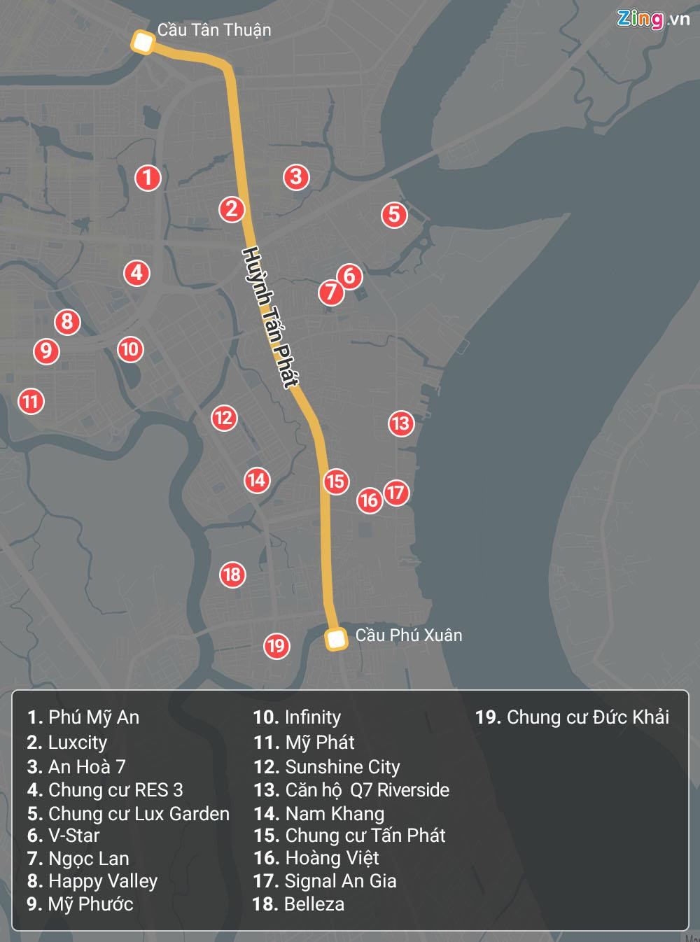 Chung cư la liệt gần trục đường Huỳnh Tấn Phát, TP.HCM
