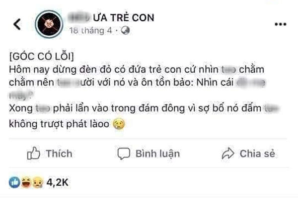 Xuất hiện hội nhóm kêu gọi ghét bỏ trẻ em, đáng chú ý có cả cô giáo mầm non đăng bài mang tính thù ghét