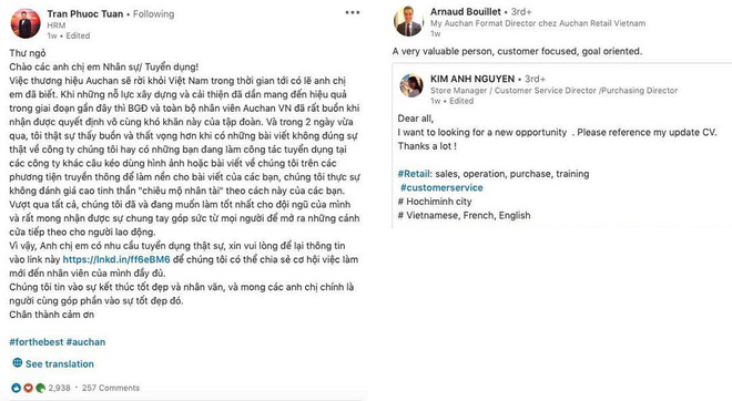 Sếp Auchan đăng đàn tìm việc cho nhân viên: Cuộc chia tay nhân văn và trọn vẹn