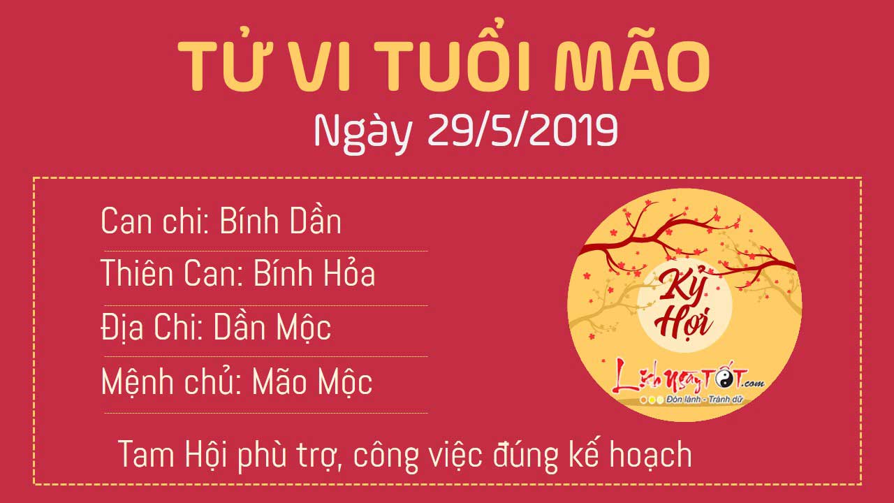 Tử vi thứ 4 ngày 29/5/2019 của 12 con giáp: Dậu tài lộc bừng bừng, Thân chú ý giao thông