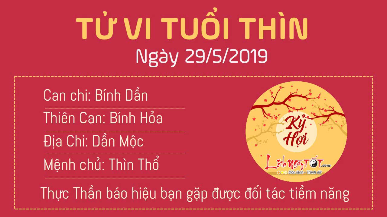 Tử vi thứ 4 ngày 29/5/2019 của 12 con giáp: Dậu tài lộc bừng bừng, Thân chú ý giao thông
