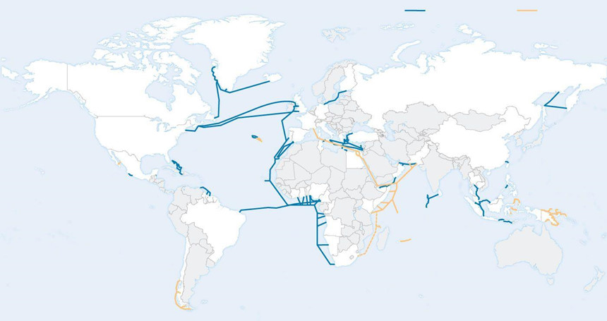 Cáp quang biển - quân bài trong tay áo của Huawei