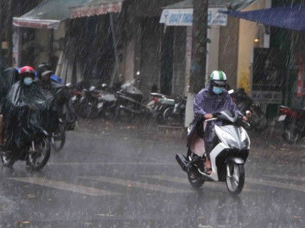 Dự báo thời tiết 29/5: Hà Nội mưa dông, đề phòng lốc sét