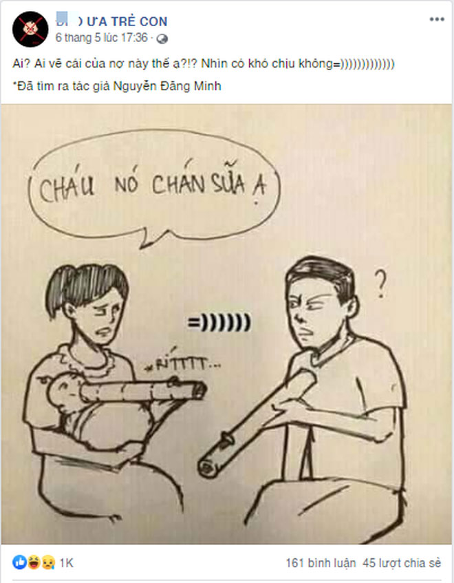 CĐM kêu gọi report fanpage 45k like trên Facebook có nội dung kỳ thị, lăng mạ trẻ em