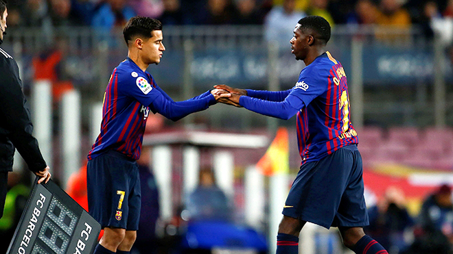 Barca tính đem Dembele làm vật tế thần để đưa Neymar trở lại