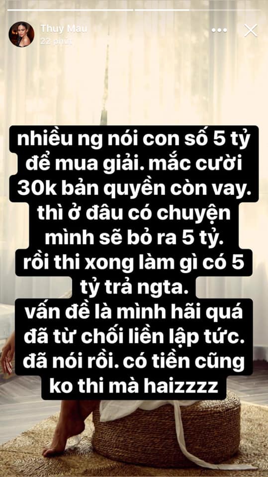 Mâu Thủy lật lại quá khứ bị đòi 5 tỷ để thi Hoa hậu Trái đất 2018, ông bầu Phúc Nguyễn phản đòn giọng khinh bỉ