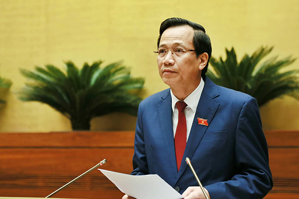 Bà Đặng Thị Ngọc Thịnh thay mặt Chủ tịch nước Nguyễn Phú Trọng trình Công ước 98