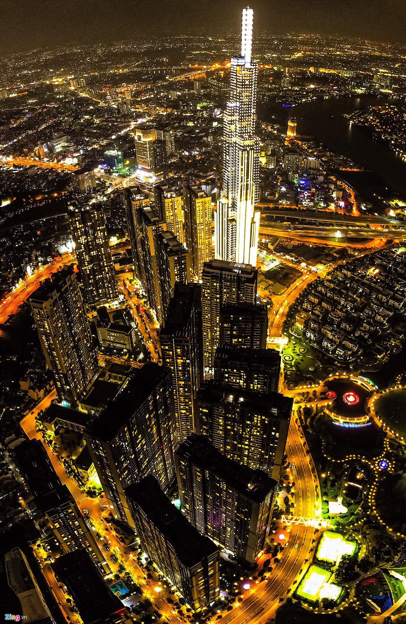 Rừng bê tông tại khu đô thị xa hoa trên đường Nguyễn Hữu Cảnh