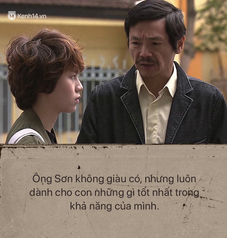 Ông Sơn (Về nhà đi con) chính là ví dụ điển hình cho câu: Bố có thể không hoàn hảo nhưng vĩnh viễn là người thương con nhất