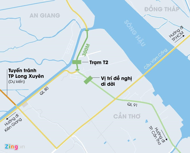 Bộ GTVT cân nhắc phương án di dời trạm thu phí T2