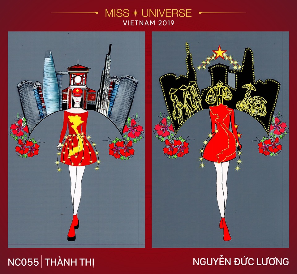 Bóng đá, ca trù, Bà Nà Hill tiếp tục gây sốt cuộc thi thiết kế quốc phục cho Hoàng Thùy tại Miss Universe 2019
