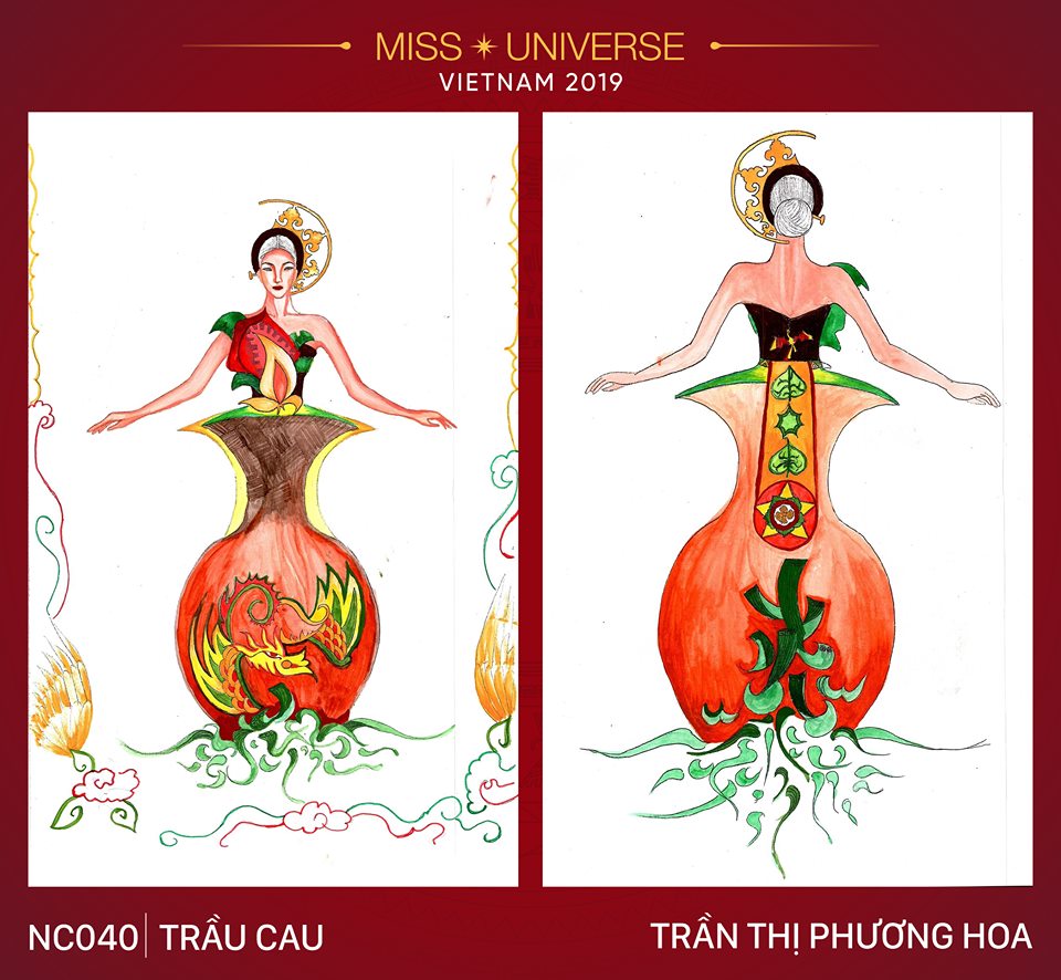 Bóng đá, ca trù, Bà Nà Hill tiếp tục gây sốt cuộc thi thiết kế quốc phục cho Hoàng Thùy tại Miss Universe 2019