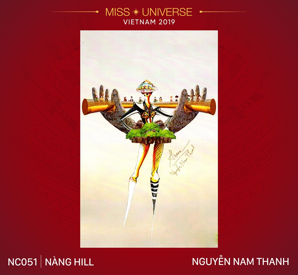 Bóng đá, ca trù, Bà Nà Hill tiếp tục gây sốt cuộc thi thiết kế quốc phục cho Hoàng Thùy tại Miss Universe 2019