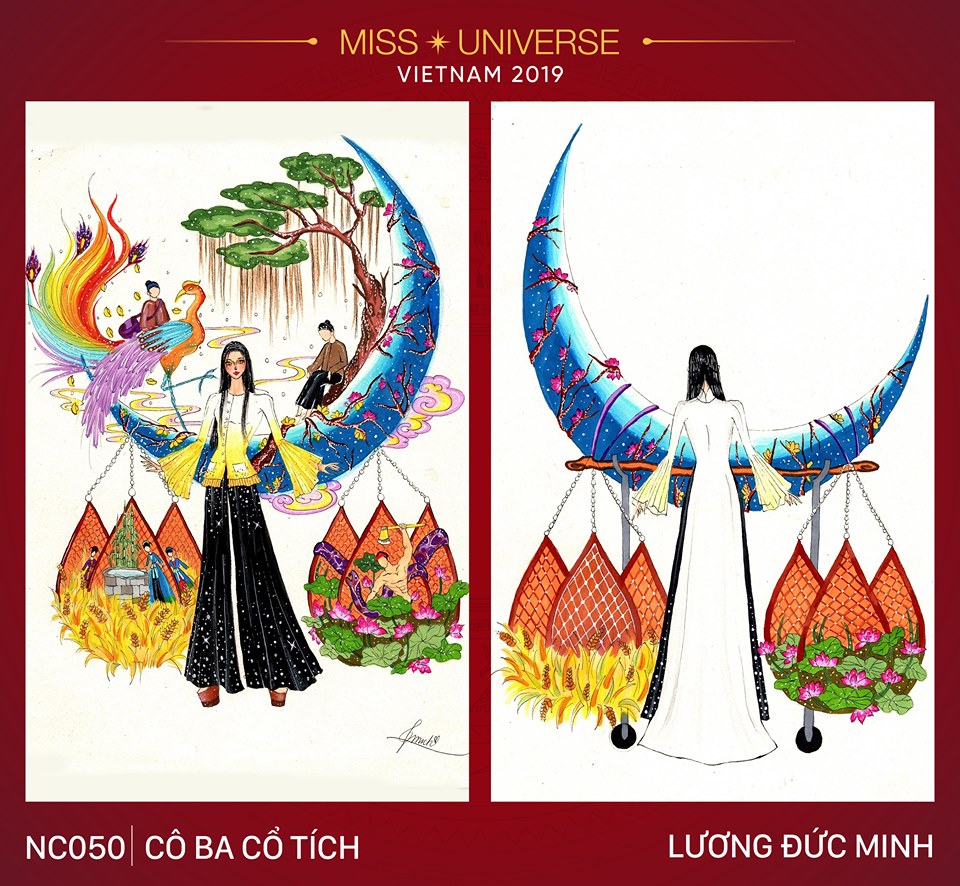 Bóng đá, ca trù, Bà Nà Hill tiếp tục gây sốt cuộc thi thiết kế quốc phục cho Hoàng Thùy tại Miss Universe 2019