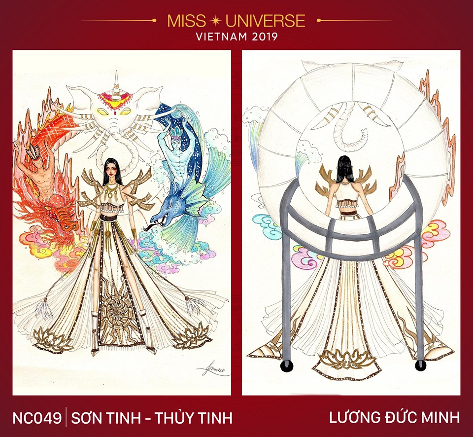 Bóng đá, ca trù, Bà Nà Hill tiếp tục gây sốt cuộc thi thiết kế quốc phục cho Hoàng Thùy tại Miss Universe 2019