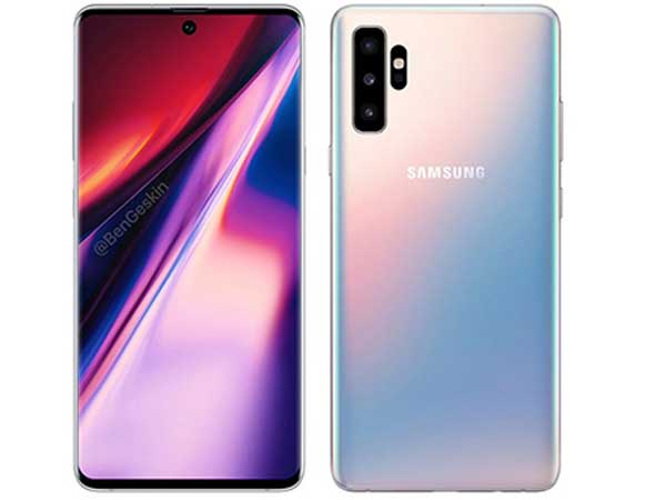 Ảnh dựng Galaxy Note 10 dựa theo tin đồn