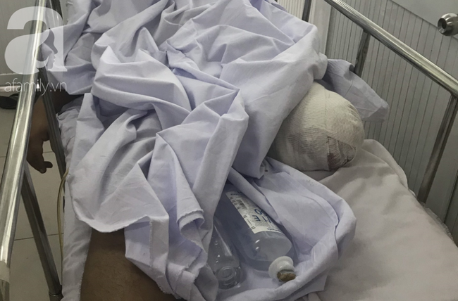 Đi làm thuê để lo cho vợ sắp sinh, chồng bị tai nạn nguy kịch phải cắt bỏ 1 chân