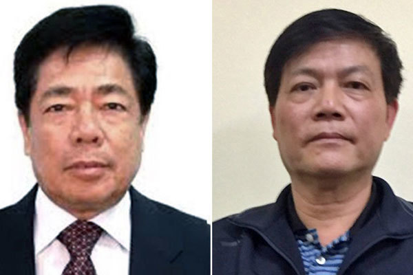 Ông Trương Văn Tuyến (trái) và Nguyễn Ngọc Sự