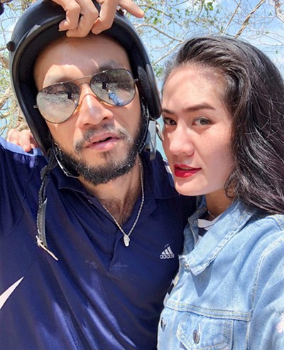 Minh Cúc và bạn trai dancer Ngọc Thanh.