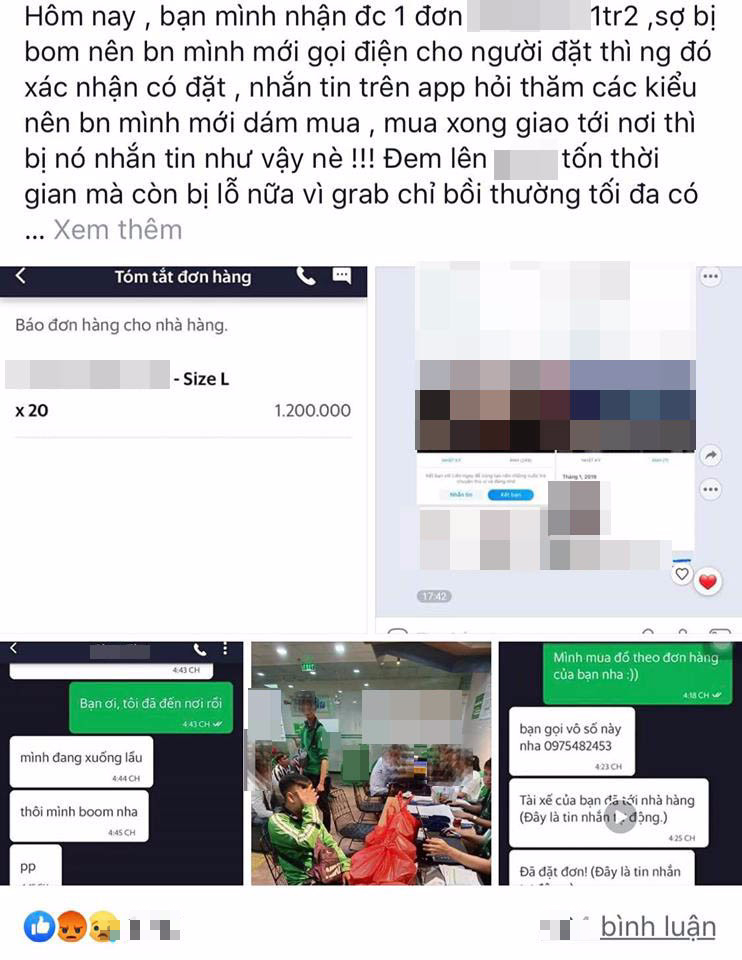 Cô gái bom hàng 1,2 triệu trà sữa của tài xế.