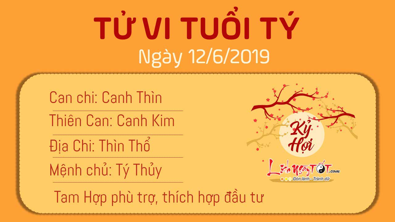 Tử vi thứ 4 ngày 12/6/2019 của 12 con giáp: Tuất gặp sai sót, Thân có quý nhân phù trợ Tử vi thứ 4 ngày 12/6/2019 của 12 con giáp: Tuất gặp sai sót, Thân có quý nhân phù trợ