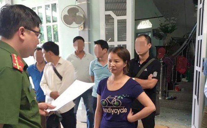 Bà Hiền bị bắt.