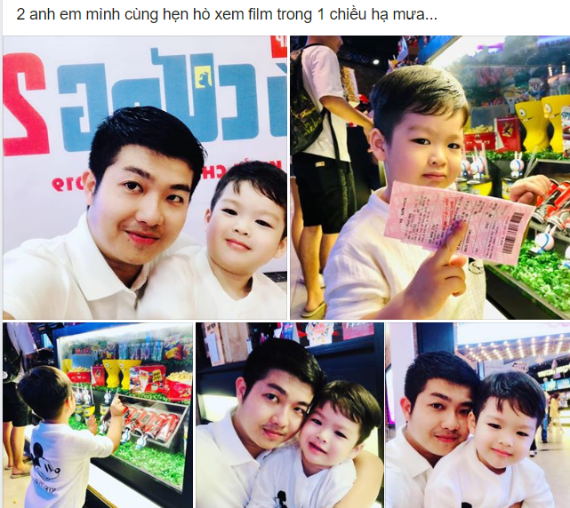 Chồng cũ Nhật Kim Anh liên tục đăng ảnh quấn quýt, chăm sóc cho con trai kể từ khi vụ ly hôn bị lên mặt báo.