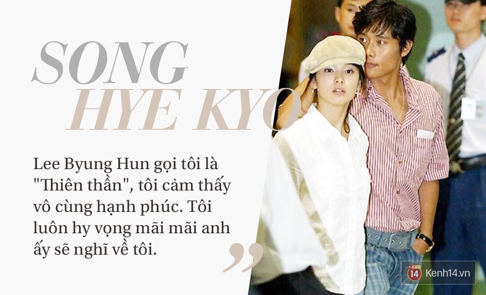 Tình yêu non nớt và đầy trong sáng của Song Hye Kyo dành cho Lee Byung Hun ở tuổi 23 lại là câu chuyện để người trong cuộc phải ghi khắc nhiều năm sau đó.