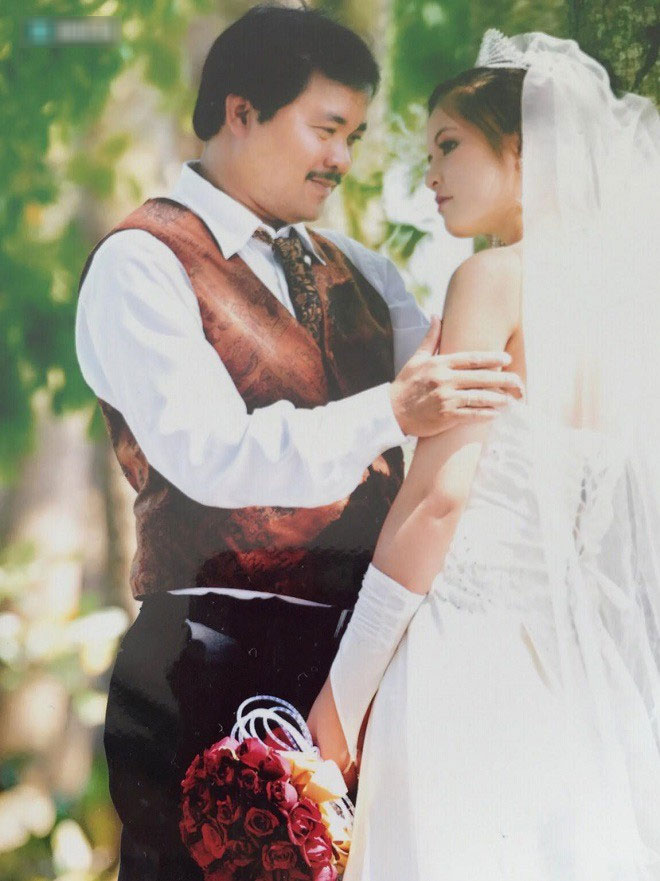 Ảnh cưới của vợ chồng đạo diễn Nguyễn Phương Điền.