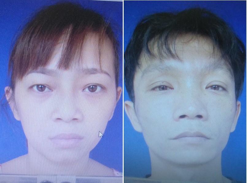 Nữ quái Trang cùng người tình Tuấn.