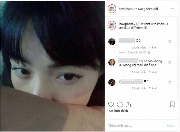 Hết than thở mất ngủ, tình cũ của Cường Đô la là Hạ Vi lại tiết lộ đang bị bệnh.