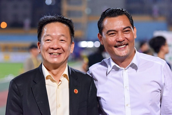 Bầu Hiển và ông Nguyễn Quốc Hội.