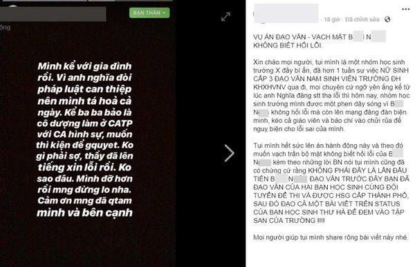 Bài đăng tố cáo nữ sinh B.B.N không biết hối lỗi, thái độ khó chịu với nhiều người khiến nhiều người xôn xao.