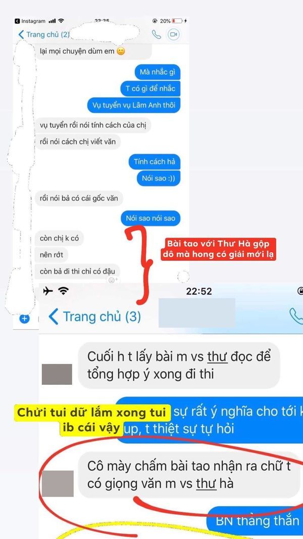 Nhóm học sinh trường X. tố nữ sinh B.B.N đạo văn của 2 nữ sinh khác. Theo đó, B.N đã lấy bài thi của 2 nữ sinh khác đọc và ghi nhớ, lấy ý tưởng đó để làm bài thi cho mình.